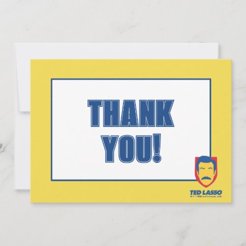 Ted Lasso  Face Icon Note Card