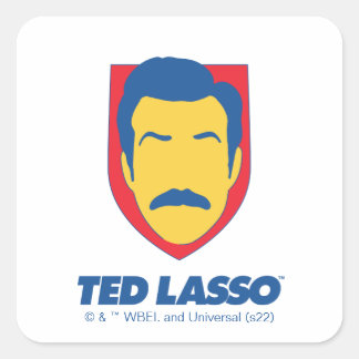 Ted Lasso | Face Icon Square Sticker