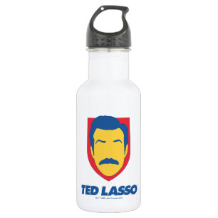 Ted Lasso   Face Icon Stainless Steel Water Bottle