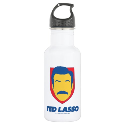 Ted Lasso  Face Icon Stainless Steel Water Bottle