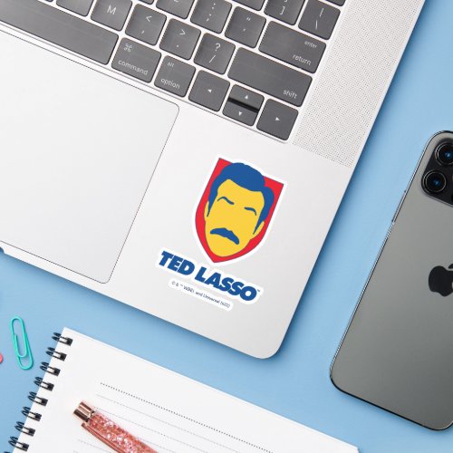 Ted Lasso  Face Icon Sticker