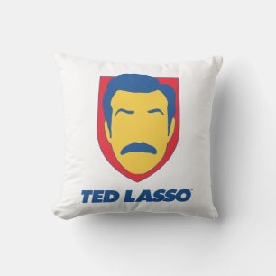 Ted Lasso   Face Icon Throw Pillow