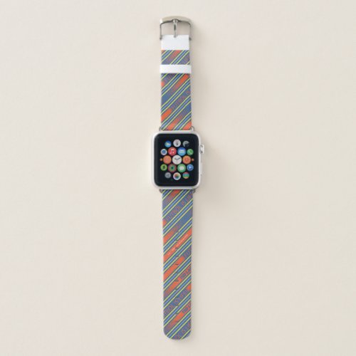 Ted Lasso | Fútbol is Life Stripe Pattern Apple Watch Band