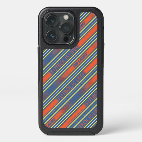 Ted Lasso  Ftbol is Life Stripe Pattern iPhone 13 Pro Case