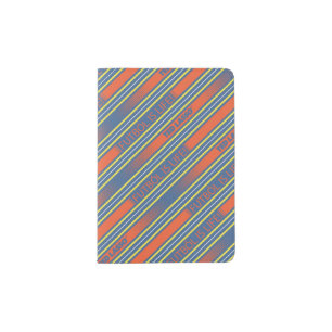 Ted Lasso   Fútbol is Life Stripe Pattern Passport Holder