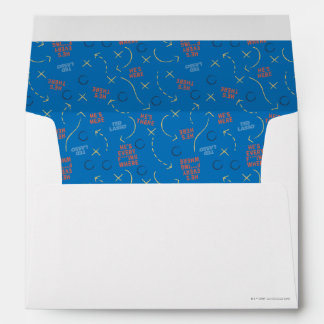 Ted Lasso | He's Here He's There Playbook Pattern Envelope