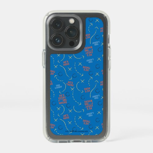 Ted Lasso  Hes Here Hes There Playbook Pattern Speck iPhone 13 Pro Case