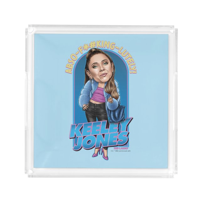 Ted Lasso | Keeley Jones Bobblehead Acrylic Tray (Front)
