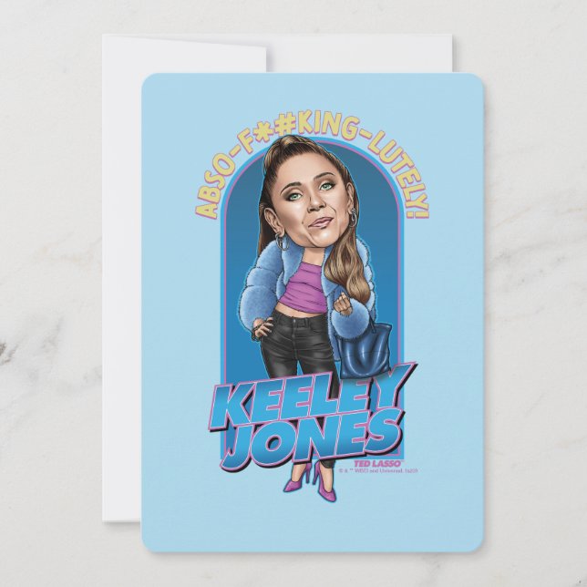 Ted Lasso | Keeley Jones Bobblehead Note Card (Front)