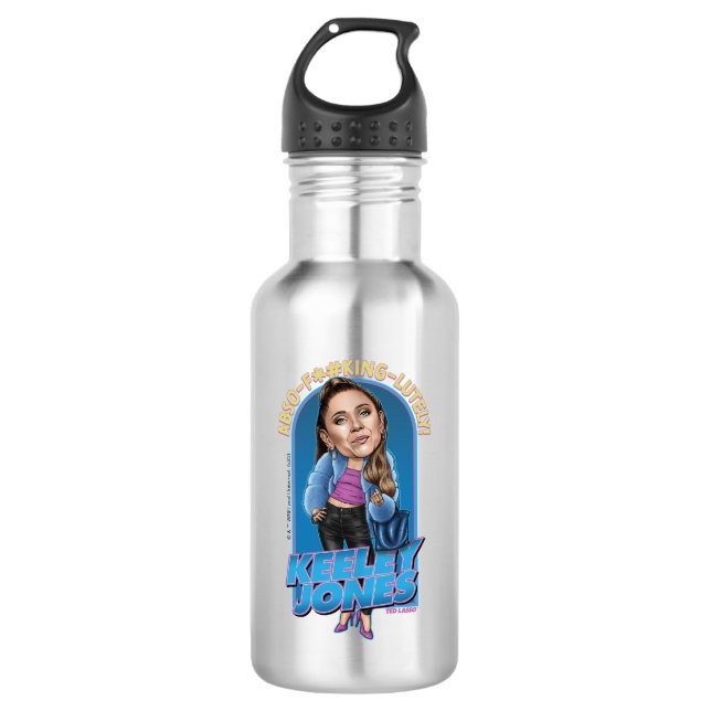 Ted Lasso | Keeley Jones Bobblehead Stainless Steel Water Bottle (Front)