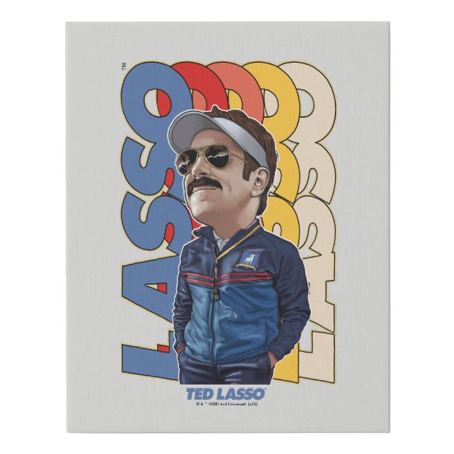 Ted Lasso | Lasso Bobblehead Faux Canvas Print (Front)