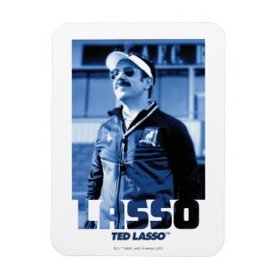 Ted Lasso Lasso Photo Portrait Graphic Magnet