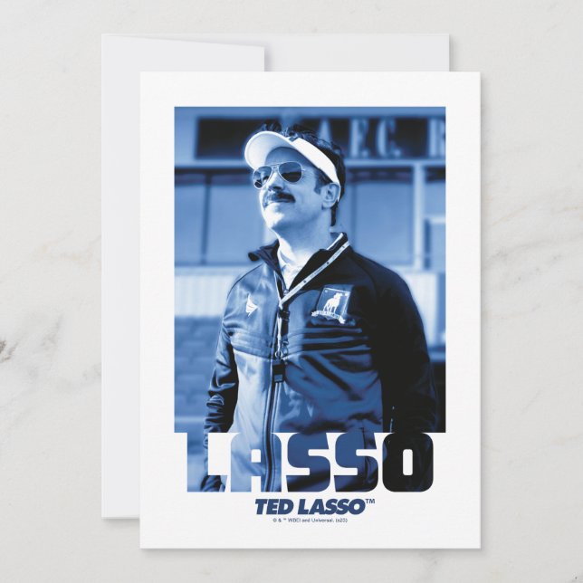 Ted Lasso | Lasso Photo Portrait Graphic Note Card (Front)