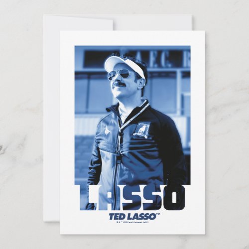 Ted Lasso  Lasso Photo Portrait Graphic Note Card