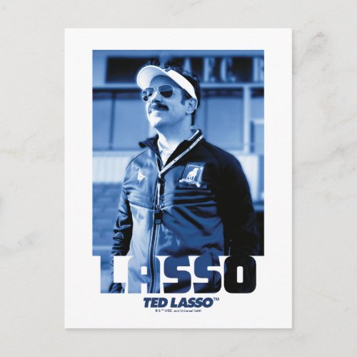 Ted Lasso  Lasso Photo Portrait Graphic Postcard