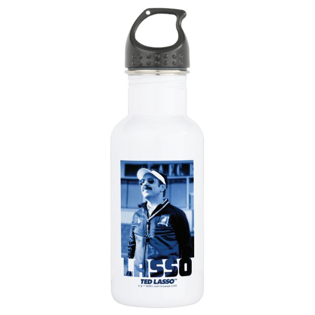 Ted Lasso | Lasso Photo Portrait Graphic Stainless Steel Water Bottle (Front)