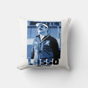Ted Lasso Lasso Photo Portrait Graphic Throw Pillow