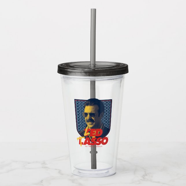 Ted Lasso | Led Tasso Badge Acrylic Tumbler (Front)