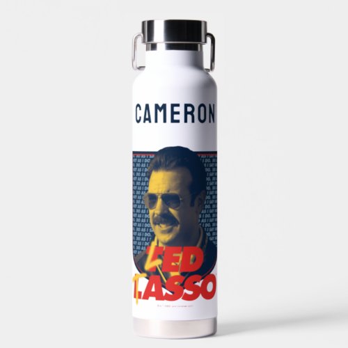 Ted Lasso  Led Tasso Badge  Add Your Name Water Bottle