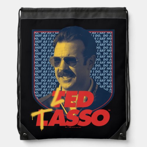 Ted Lasso  Led Tasso Badge Drawstring Bag