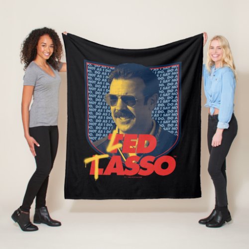 Ted Lasso  Led Tasso Badge Fleece Blanket