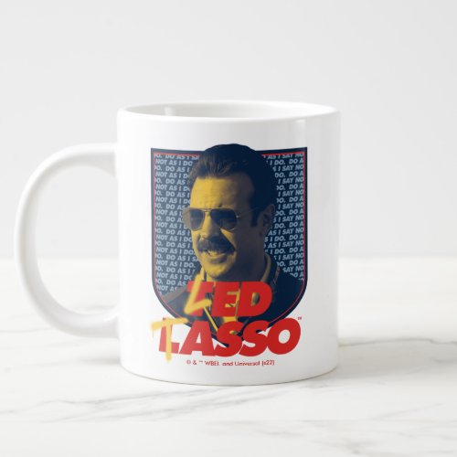 Ted Lasso  Led Tasso Badge Giant Coffee Mug