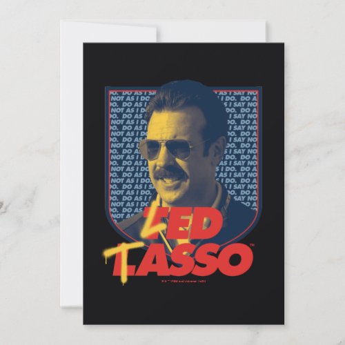 Ted Lasso  Led Tasso Badge Note Card