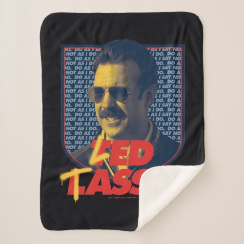 Ted Lasso  Led Tasso Badge Sherpa Blanket