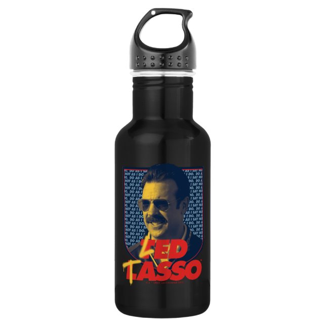 Ted Lasso | Led Tasso Badge Stainless Steel Water Bottle (Front)