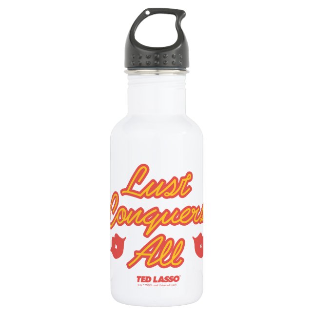 Ted Lasso | Lust Conquers All Stainless Steel Water Bottle (Front)