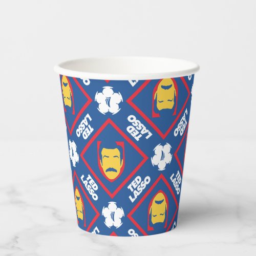 Ted Lasso Pattern Paper Cups