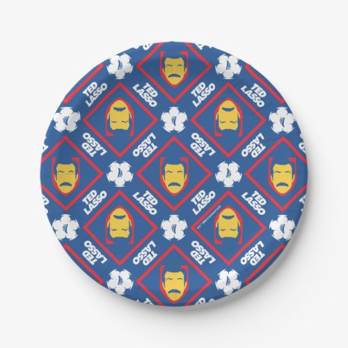 Ted Lasso Pattern Paper Plates