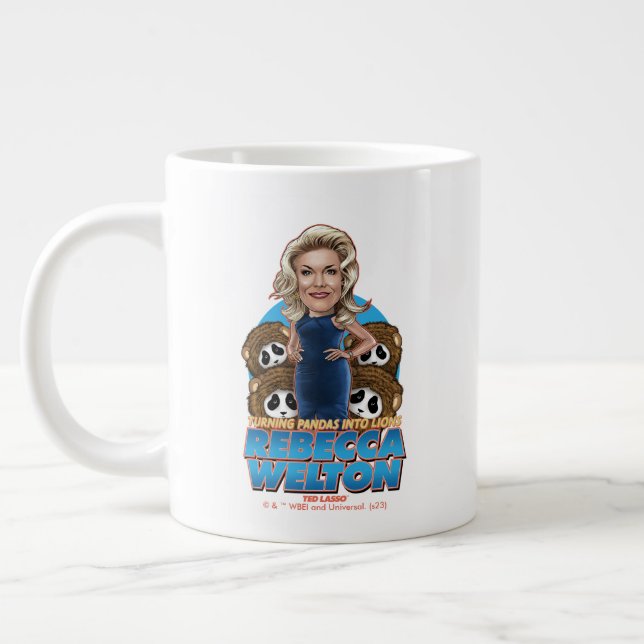 Ted Lasso | Rebecca Welton Bobblehead Giant Coffee Mug (Left)