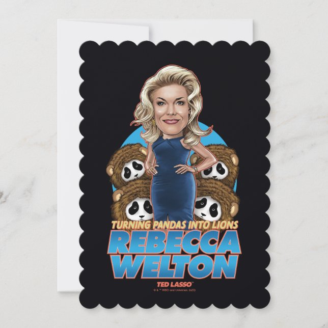 Ted Lasso | Rebecca Welton Bobblehead Note Card (Front)