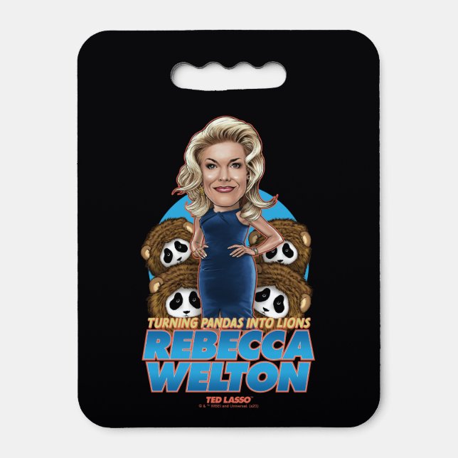 Ted Lasso | Rebecca Welton Bobblehead Seat Cushion (Front Vertical)