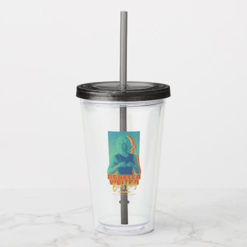 Ted Lasso  Rebecca Welton Boss Lady Graphic Acrylic Tumbler