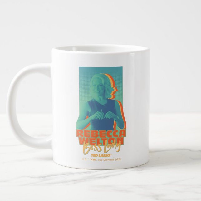 Ted Lasso | Rebecca Welton Boss Lady Graphic Giant Coffee Mug (Left)