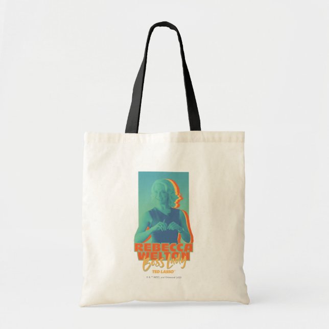 Ted Lasso | Rebecca Welton Boss Lady Graphic Tote Bag (Front)