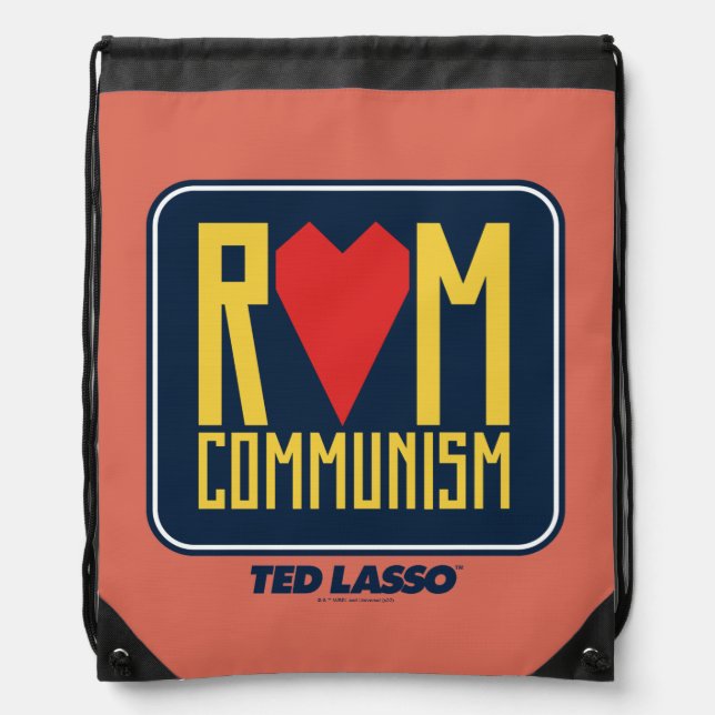 Ted Lasso | Rom Communism Graphic Drawstring Bag (Front)