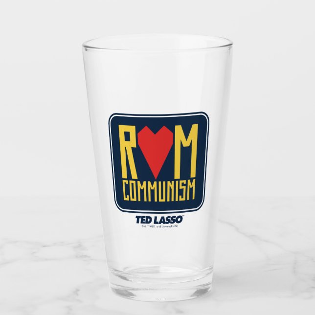 Ted Lasso | Rom Communism Graphic Glass (Front)