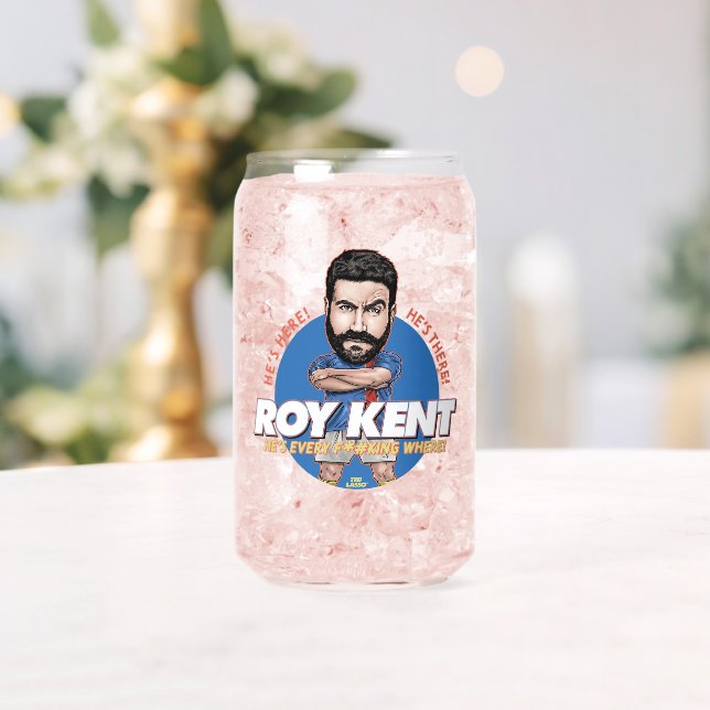 Ted Lasso | Roy Kent Bobblehead Can Glass (Insitu (Wedding))