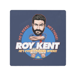 Ted Lasso Roy Kent Bobblehead Metal Print