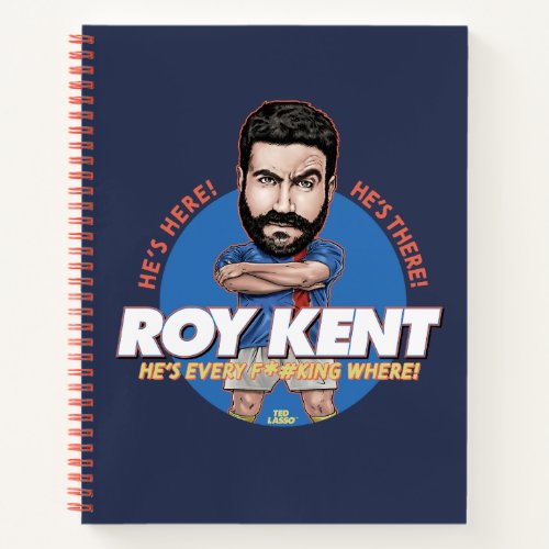 Ted Lasso  Roy Kent Bobblehead Notebook