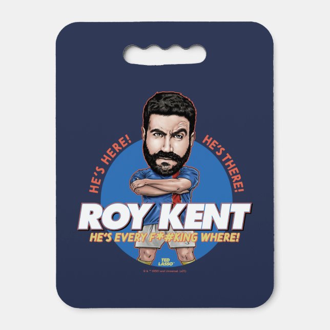 Ted Lasso | Roy Kent Bobblehead Seat Cushion (Front Vertical)