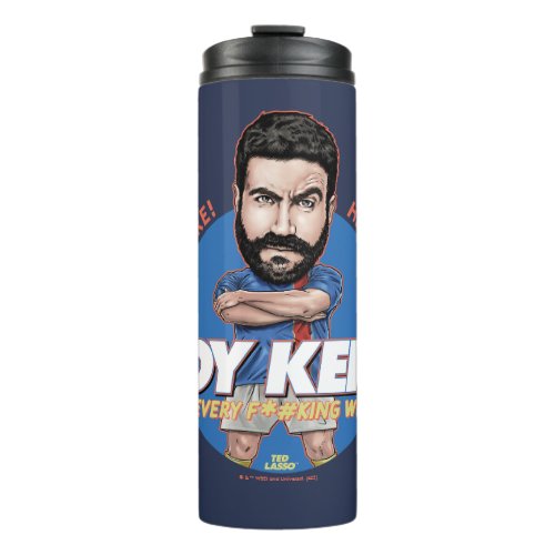 Ted Lasso  Roy Kent Bobblehead Thermal Tumbler