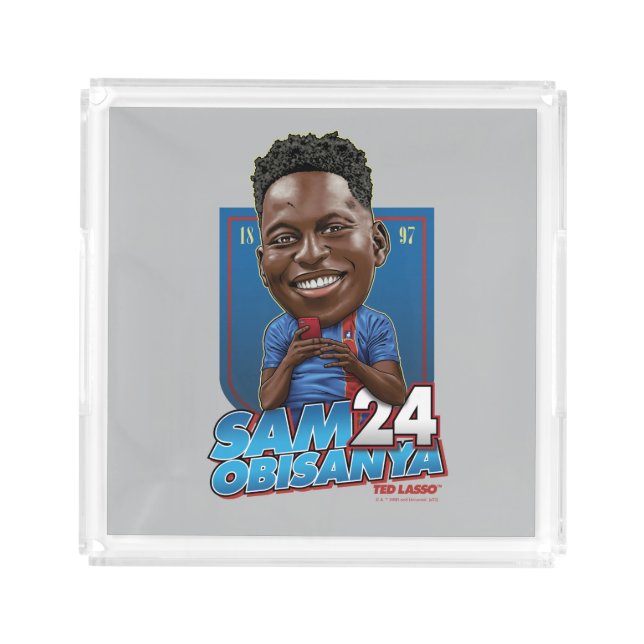 Ted Lasso | Sam Obisanya Bobblehead Acrylic Tray (Front)