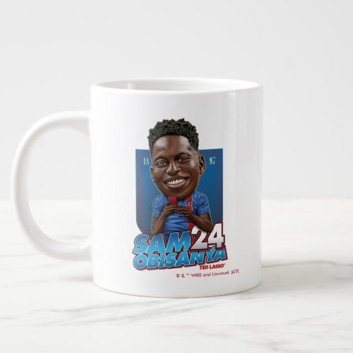 Ted Lasso  Sam Obisanya Bobblehead Giant Coffee Mug