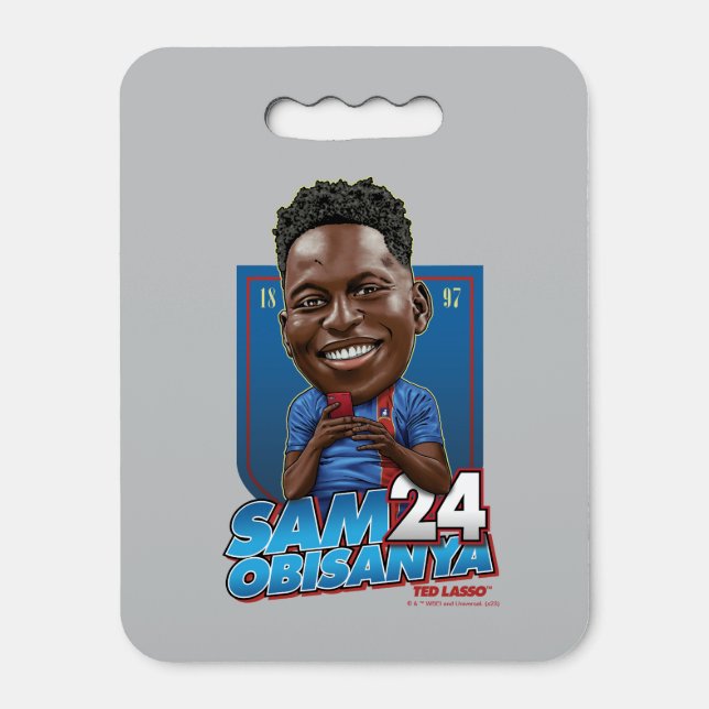 Ted Lasso | Sam Obisanya Bobblehead Seat Cushion (Front Vertical)