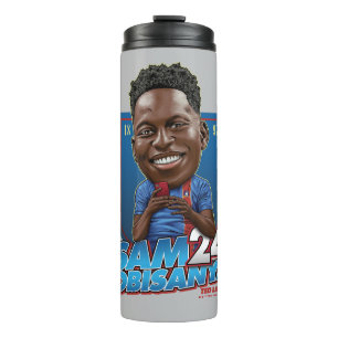 Ted Lasso Sam Obisanya Bobblehead Thermal Tumbler