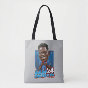 Ted Lasso Sam Obisanya Bobblehead Tote Bag